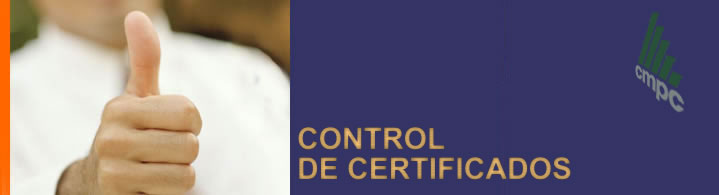 Control certificados